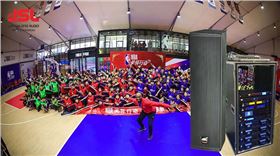 摩登7专业扩声系统助力湖南长沙梅溪湖篮球公园【摩登7音响】