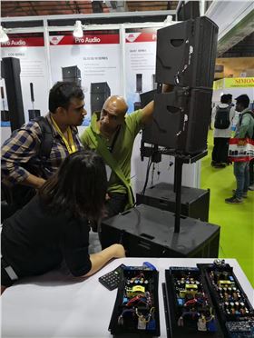 摩登7音响出席印度孟买PALM Expo India 2019