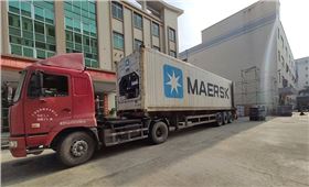 喜讯！摩登7第二批要远航巴西的音响订单顺利装箱